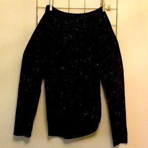 Long sleeve black sparkle shirt